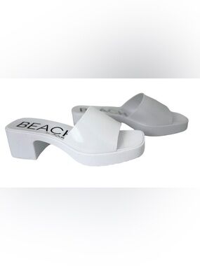 Beach by Matisse White Wade Platform Sandals